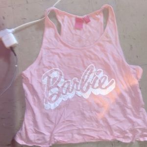 Barbie Blush Pink Lounge Baby Pink Tank Top
